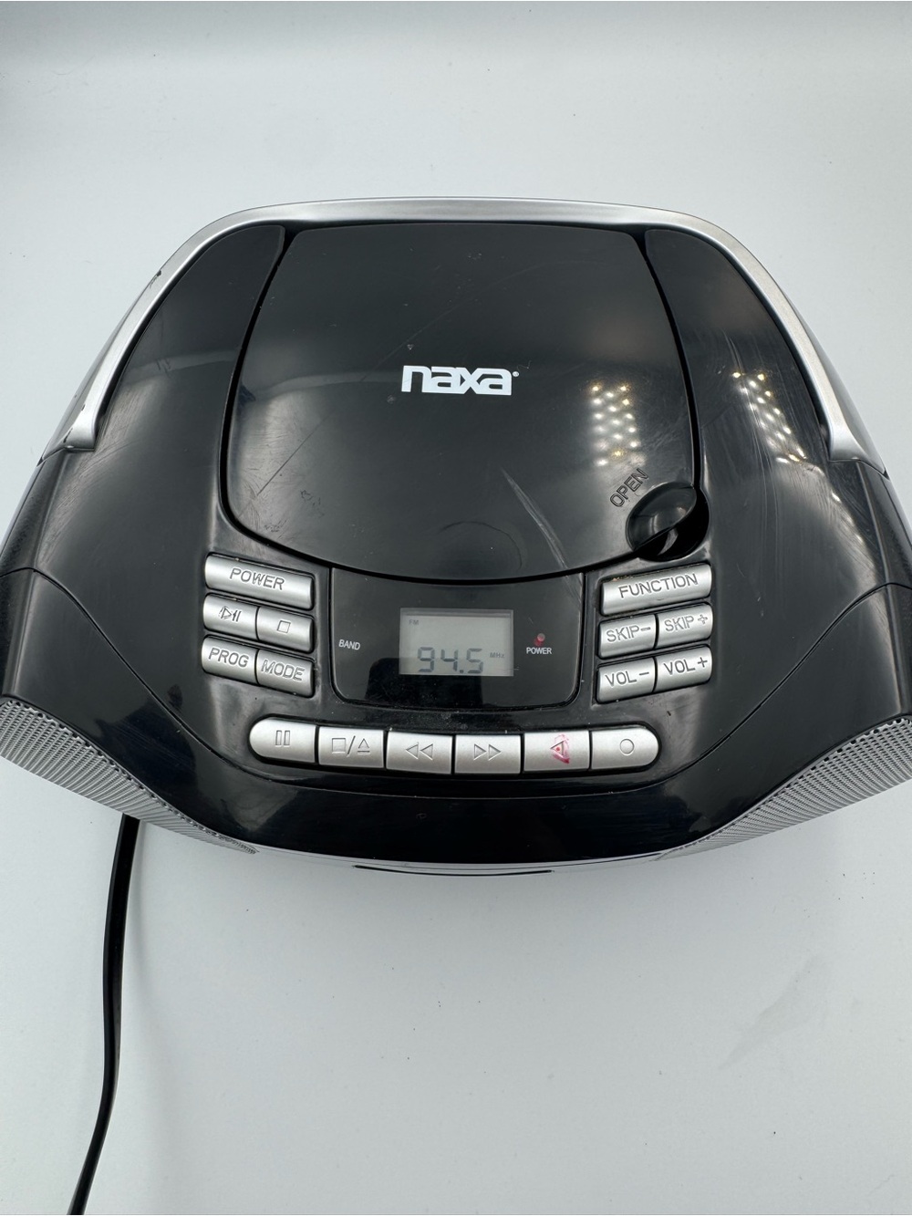 Naxa NPB-268 CD Cassette Player AM/FM Radio Portable Boombox Tested‎ Works Y2K - Picture 4 of 15